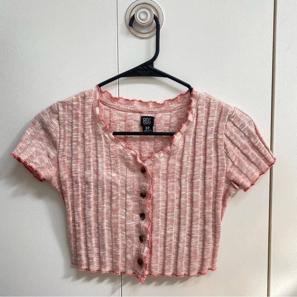 urban outfitters bdg cropped cardigan top